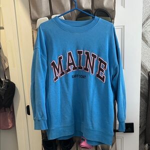 H&M Blue Crew Neck Sweater